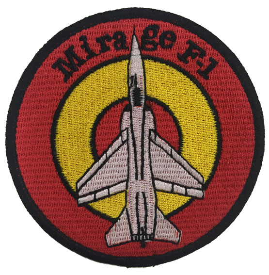 Escudo Bordado Mirage F1